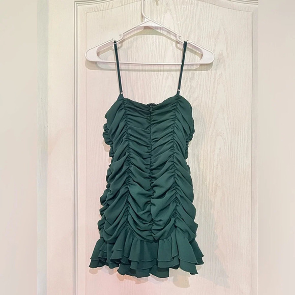 FINAL PRICE Ruched Bodycon Dress ( Great for Mardi Gras ) - Picture 8 of 9